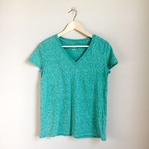 Emerald Mossimo V-Neck T-Shirt